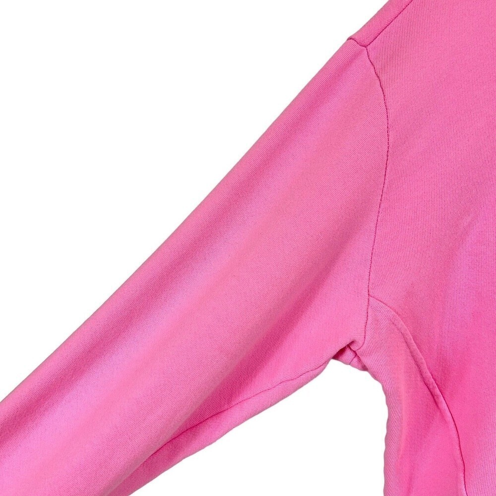 Soulcycle Pullover Top Women Medium Pink Graphic Mattie Crop Sweatshirt Cotton - Picture 8 of 11